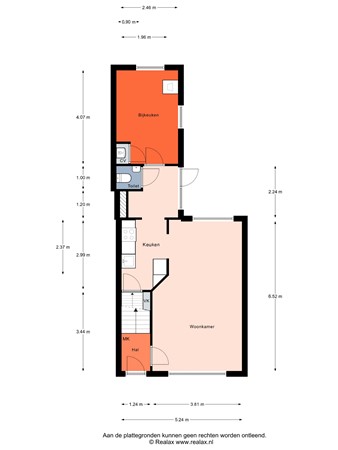 Floorplan - Nieuwe Schans 53, 3751 BB Bunschoten-Spakenburg